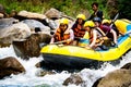 Rafting Chiangm Rafting extreme  fun. Royalty Free Stock Photo